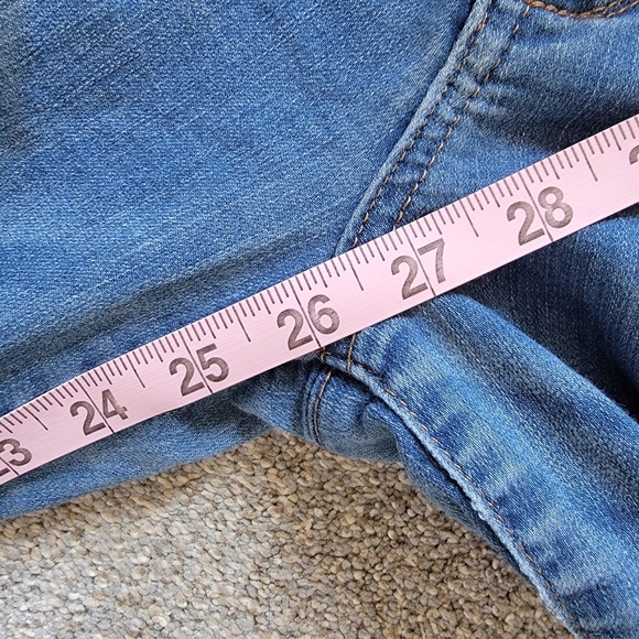 Democracy Ab Technology Ankle Distressed Mid Rise Jeans Size 8 - Picture 7 of 9